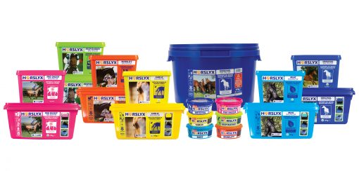 Horslyx Group Pack Shot ubcluding 650g 5kg 15kg and export only 40kg